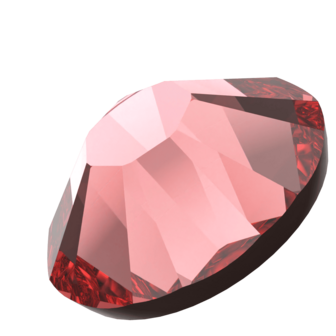 Padparadscha (542) SS8 - Swarovski Xilion Rose 2038 Hotfix Flatback per 144 stuks