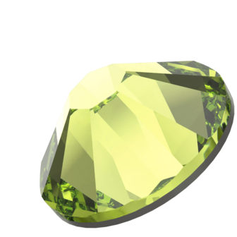 Citrus Green (337) SS5 - Swarovski Xilion Rose 2058 Non-Hotfix per 144 stuks