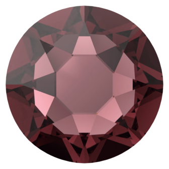 Burgundy (515) SS30 - Swarovski Xirius Rose 2078 Hotfix Flatback per 36 stuks