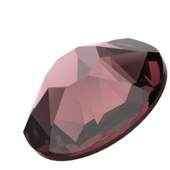 Burgundy (515) SS34 - Swarovski Xirius Rose 2078 Hotfix Flatback per 36 stuks