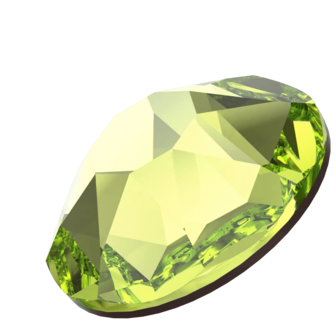 Citrus Green (337) SS40 - Swarovski Xirius Rose 2078 Hotfix Flatback per 36 stuks