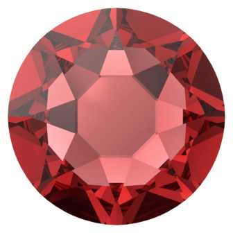 Indian Siam (327) SS12 - Swarovski Xirius Rose 2078 Hotfix Flatback per 144 stuks