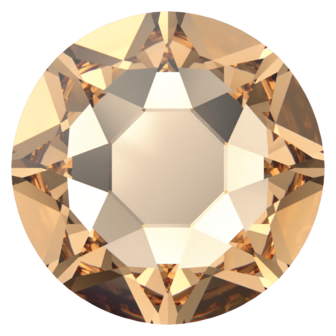 Light Colorado Topaz (246) SS40 - Swarovski Xirius Rose 2078 Hotfix Flatback per 36 stuks