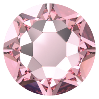 Light Rose (223) SS12 - Swarovski Xirius Rose 2078 Hotfix Flatback per 144 stuks