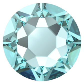 Light Turquoise (263) SS30 - Swarovski Xirius Rose 2078 Hotfix Flatback per 36 stuks