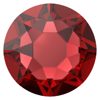 Siam (208) SS20 - Swarovski Xirius Rose 2078 Hotfix Flatback per 144 stuks