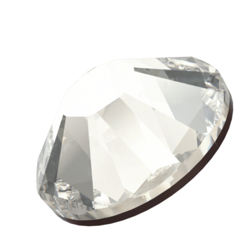 Crystal Silver Shade (001 SSHA) SS8 - Swarovski Xilion Rose 2038 Hotfix Flatback per 144 stuks