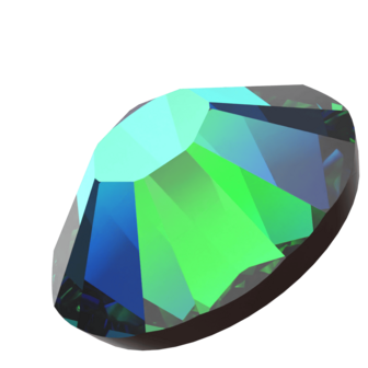 Crystal Vitrail Medium (001 VM) SS10 - Swarovski Xilion Rose 2038 Hotfix Flatback per 144 stuks