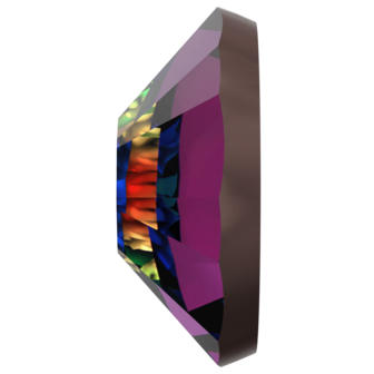 Crystal Vitrail Medium (001 VM) SS8 - Swarovski Xilion Rose 2038 Hotfix Flatback per 144 stuks