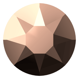 Crystal Rose Gold (001 ROGL) SS12 - Swarovski Xirius Rose 2078 Hotfix Flatback per 144 stuks