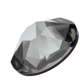 Crystal Silver Night (001 SINI) SS20 - Swarovski Xirius Rose 2078 Hotfix Flatback per 144 stuks
