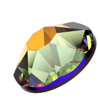 Crystal Volcano (001 VOL) SS30 - Swarovski Xirius Rose 2078 Hotfix Flatback per 36 stuks