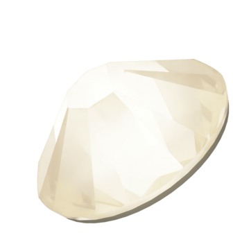 Crystal Linen Ignite (001 L164I) SS10 - Swarovski Xilion Rose 2038 Hotfix Flatback per 144 stuks
