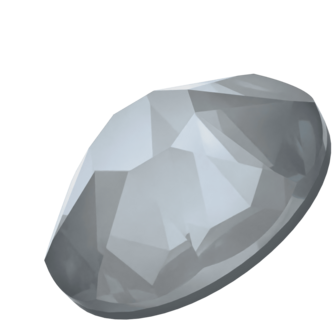 Crystal Dark Grey Ignite (001 L111I) SS34 - Swarovski Xirius Rose 2078 Hotfix Flatback per 36 stuks