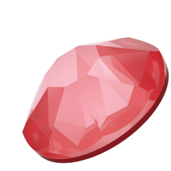 Crystal Poppy Red Ignite (001 L179I) SS34 - Swarovski Xirius Rose 2078 Hotfix Flatback per 36 stuks