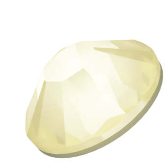 Crystal Soft Yellow Ignite (001 L169I) SS10 - Swarovski Xilion Rose 2038 Hotfix Flatback per 144 stuks