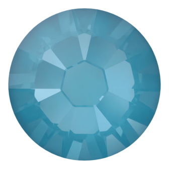 Crystal Teal Ignite (001 L178I) SS10 - Swarovski Xilion Rose 2038 Hotfix Flatback per 144 stuks