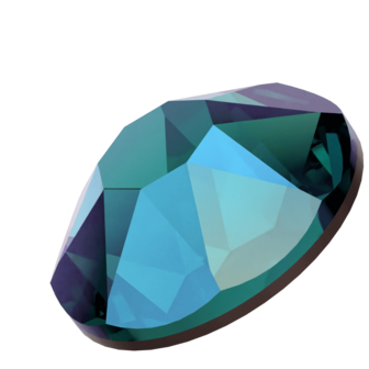 Blue Zircon Shimmer (229) SS16 - Swarovski Xirius Rose 2078 Hotfix Flatback per 144 stuks