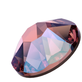 Light Rose Shimmer (223) SS30 - Swarovski Xirius Rose 2078 Hotfix Flatback per 36 stuks