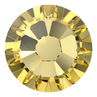 ReCreated&trade; Dark Jonquil (1407) SS6 - Swarovski Xilion Rose 2078 Hotfix Flatback per 144 stuks