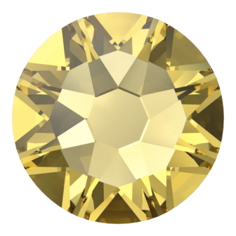 ReCreated&trade; Dark Jonquil (1407) SS34 - Swarovski Xirius Rose 2078 Hotfix Flatback per 36 stuks