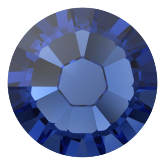 ReCreated&trade; Dark Sapphire (1404) SS6 - Swarovski Xilion Rose 2078 Hotfix Flatback per 144 stuks