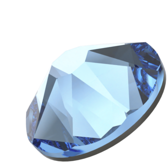 ReCreated&trade; Ice Blue (1405) SS30 - Swarovski Xirius Rose 2078 Hotfix Flatback per 36 stuks