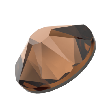 ReCreated&trade; Smoked Topaz (1403) SS20 - Swarovski Xirius Rose 2078 Hotfix Flatback per 144 stuks