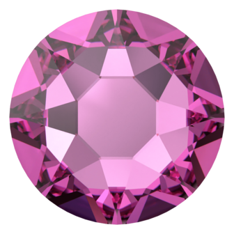 Dark Rose (1201 TCF&trade;) SS20 - Swarovski Xirius Rose 2078 Hotfix Flatback per 144 stuks