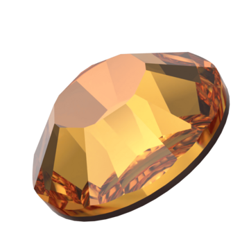 Dark Orange (1202 TCF&trade;) SS6 - Swarovski Xilion Rose 2038 Hotfix Flatback per 144 stuks