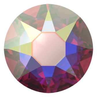 Light Rose AB (223AB) SS20 - Swarovski Xirius Rose 2078 Hotfix Flatback per 144 stuks