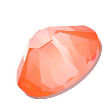Crystal Electric Orange Ignite (001 L136I) SS10 - Swarovski Xilion Rose 2038 Hotfix Flatback per 144 stuks