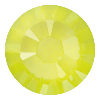 Crystal Electric Yellow Ignite (001 L138I) SS10 - Swarovski Xilion Rose 2038 Hotfix Flatback per 144 stuks