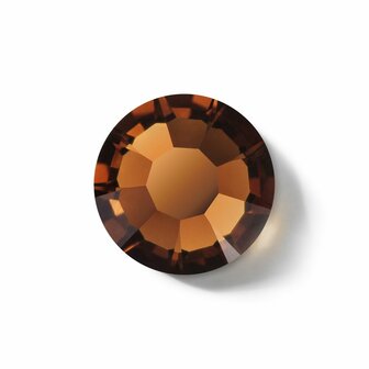 Chocolate HF 10250 (SS12) - Preciosa hotfix steentjes Chaton Rose Maxima per 144 stuks (1 gross)