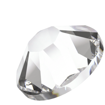 Crystal Transparent (001 HTF) SS10 - Swarovski Xilion Rose 2038 Hotfix Flatback per 144 stuks