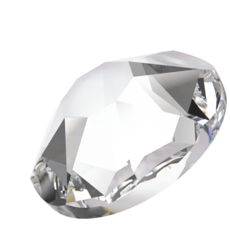 Crystal Transparent (001 HTF) SS16 - Swarovski Xirius Rose 2078 Hotfix Flatback per 144 stuks