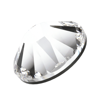Crystal (001) SS8 - Swarovski Xilion Rose 2038 Hotfix Flatback per 144 stuks