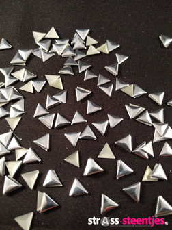 hotfix nailheads kleur zilver driehoek