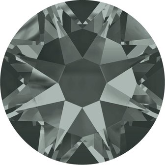 Swarovski hotfix steentjes kleur Black Diamond (215) SS6