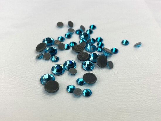 Hotfix steentjes excellent kwaliteit ss 16 kleur aquamarine