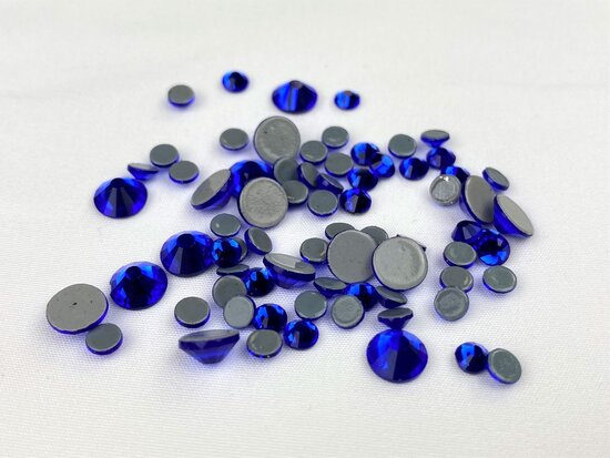 hotfix steentjes excellent kwaliteit ss 10 kleur sapphire