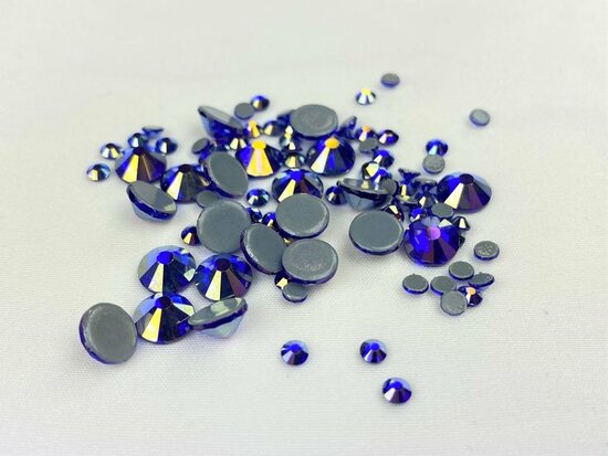 Hotfix steentjes Excellent Austrian kwaliteit SS 10 Kleur Sapphire Shimmer