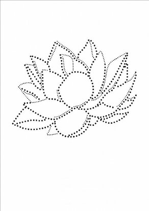Hotfix Patroon Lotusbloem 
