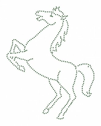 Hotfix Patroon - Steigerend paard