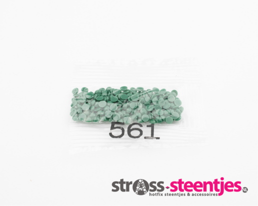 Diamond Painting - Losse ronde steentjes kleurcode 561 met logo