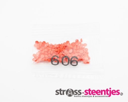 Diamond Painting - Losse ronde steentjes kleurcode 606 met logo
