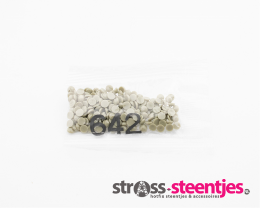 Diamond Painting - Losse ronde steentjes kleurcode 642 met logo