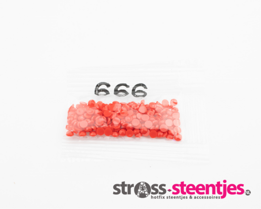 Diamond Painting - Losse ronde steentjes kleurcode 666 met logo