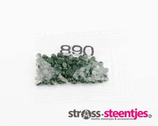 Diamond Painting - Losse ronde steentjes kleurcode 890 met logo