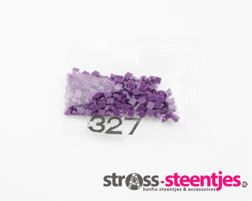 Diamond Painting - Losse vierkante steentjes kleurcode 327 met logo
